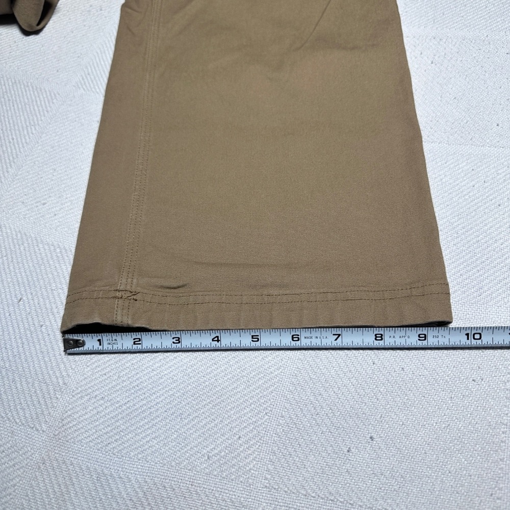 Duluth Trading Flex Fire Hose Cargo Pant Women 22Wx29 Curvesetter Workwear Brown - Picture 14 of 14